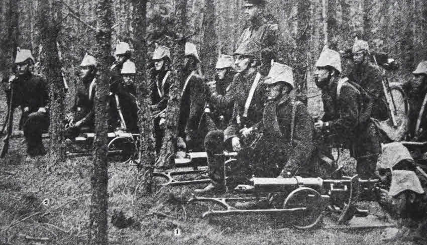 Maschinengewehr 08 Company in Belgian Woods 