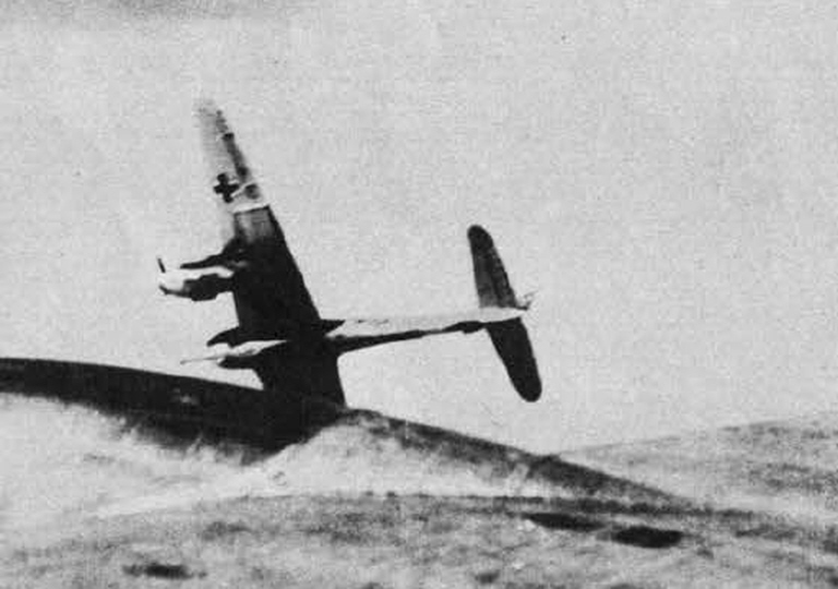 Messerschmitt Me 410A1/U4 peeling off 