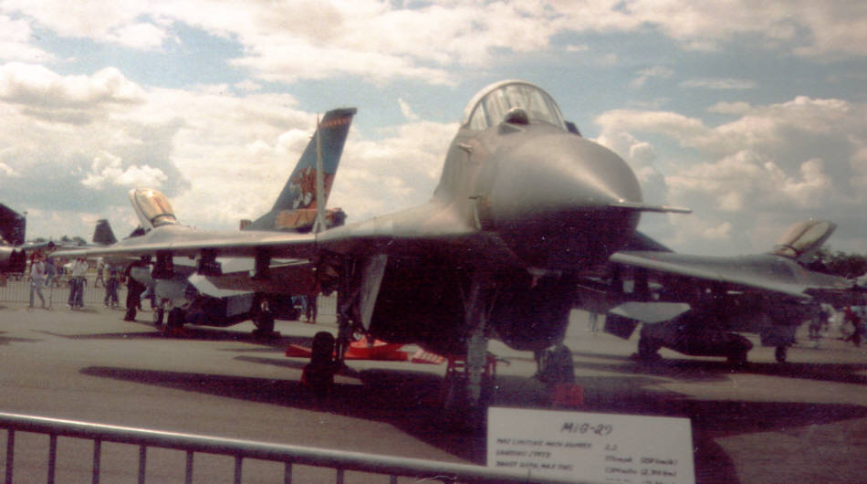 Mig-29 nose view