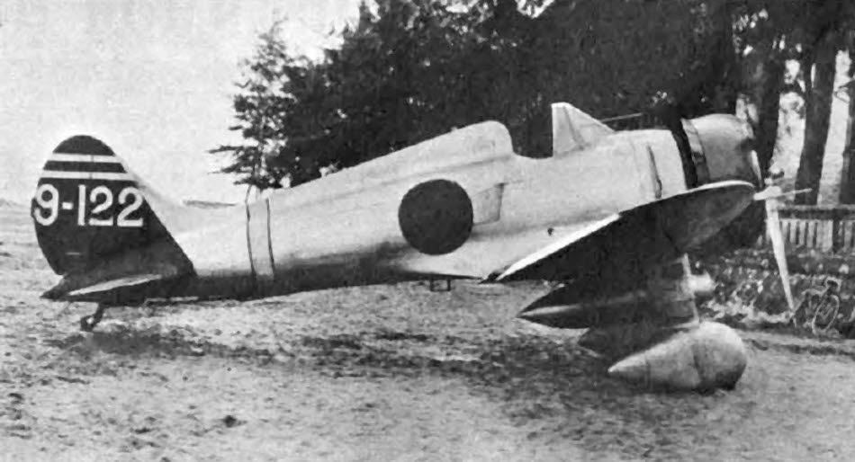 Mitsubishi A5M from the right 