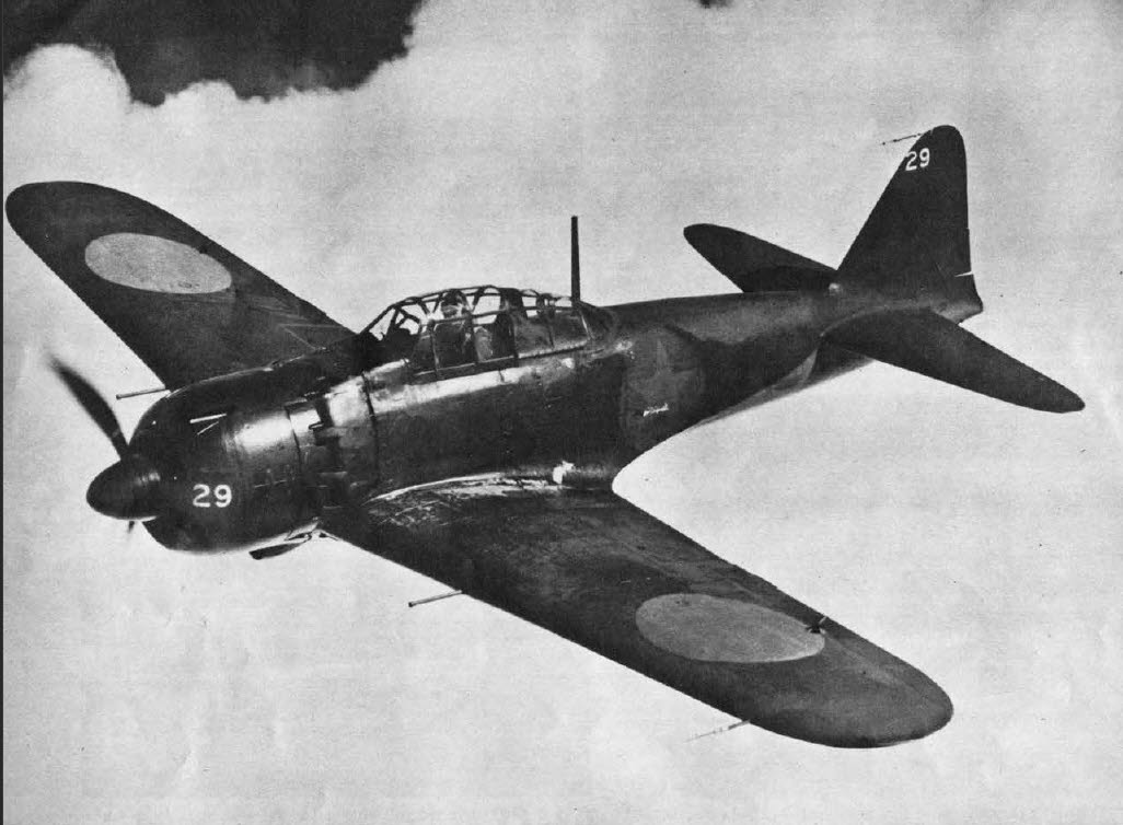 Mitsubishi A6M5 from above 