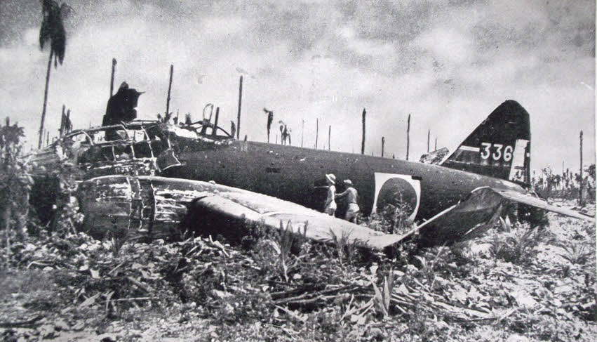 Mitsubishi G4M1 at Munda Airfield 