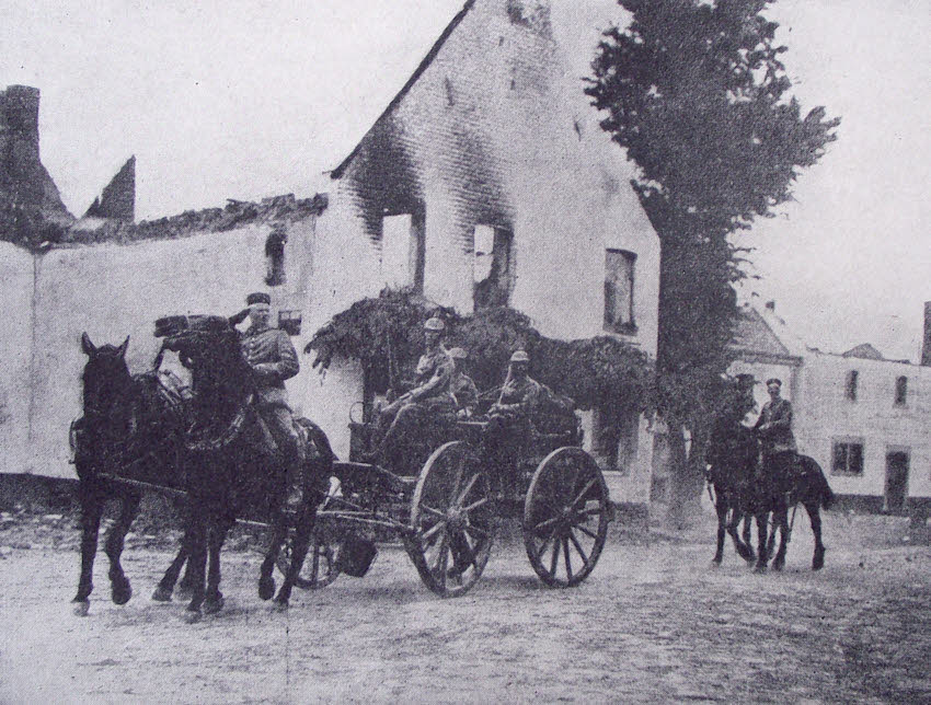 Ruins of Moelingen, 1914 