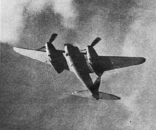 Mosquito Fighter from Below 