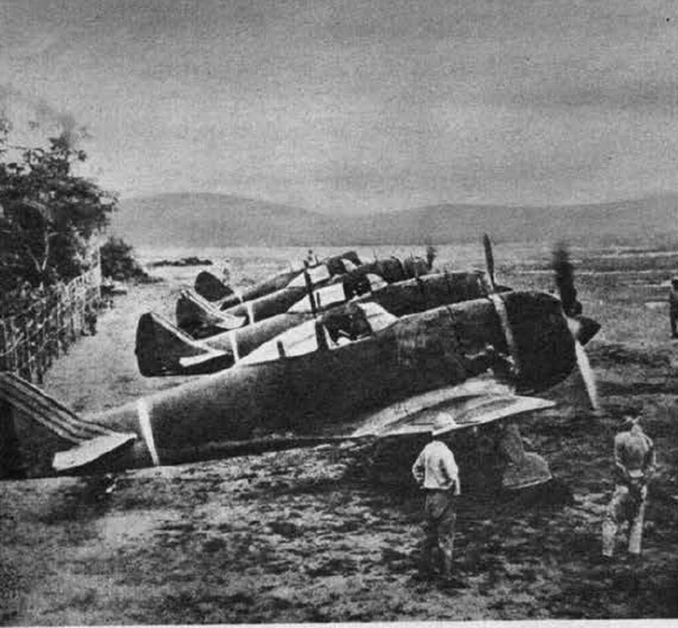 Nakajima Ki-44 Shoki 'Tojo' warming up 