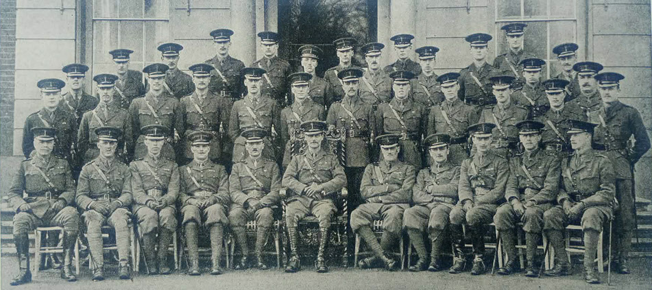 Officers of the 1st Battalion, Welsh Guards 