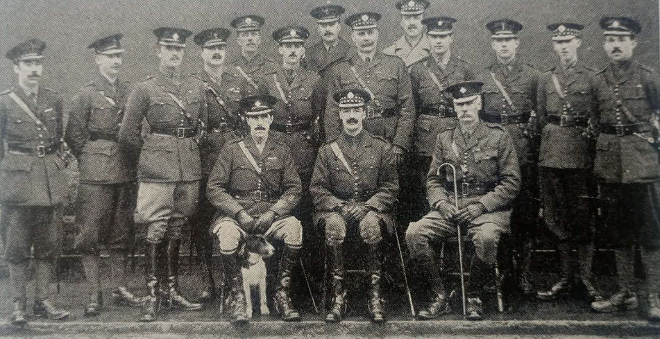 Officers of the Brigade of Guards at Caterham 