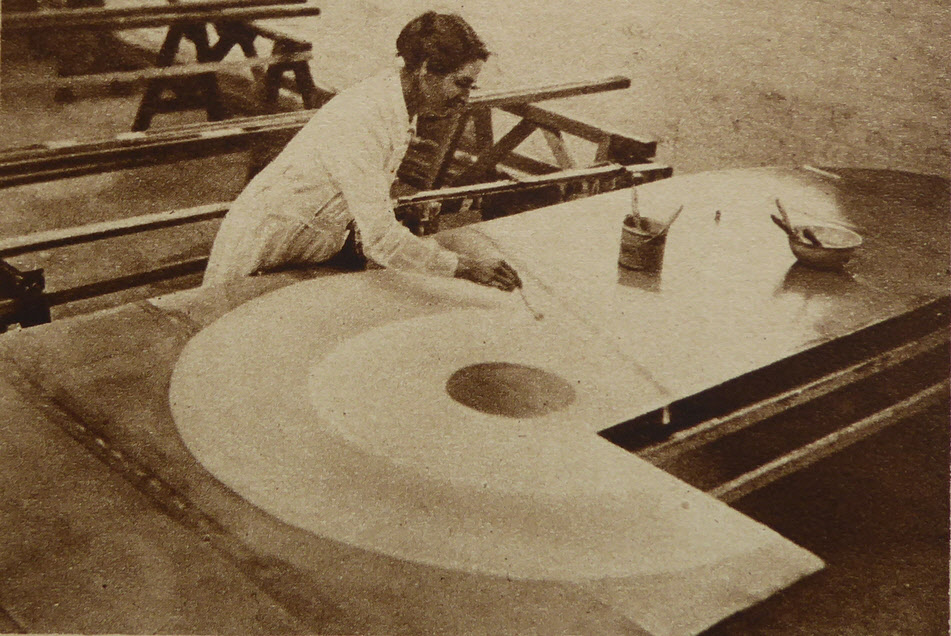 Painting An Aeroplane Wing 