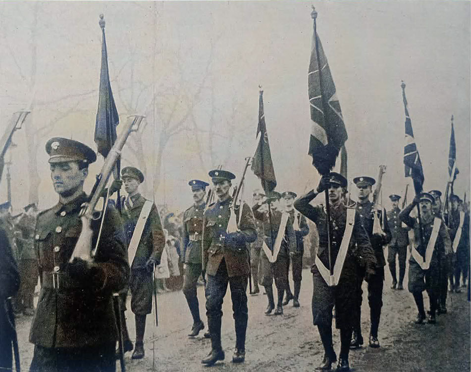 Parading Guard's Colours, 1919 