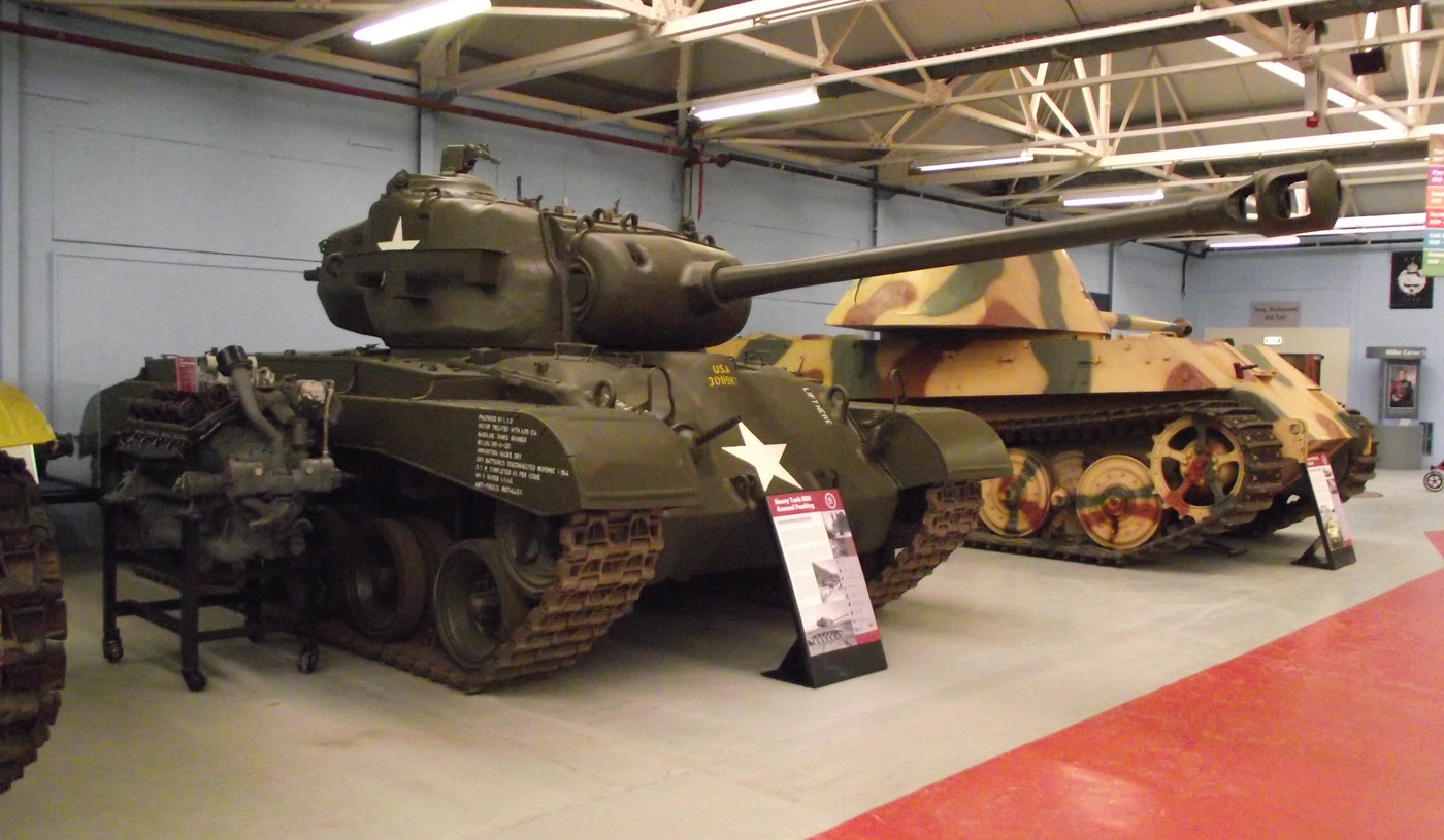 M26 Pershing from the front-right 