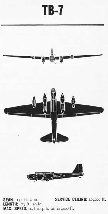 Plans of Petlyakov Pe-8 (2)