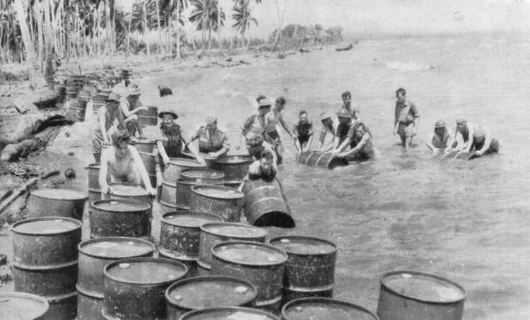 Landing petrol, Papua 