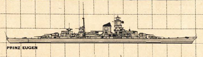 US Plan of Prinz Eugen 
