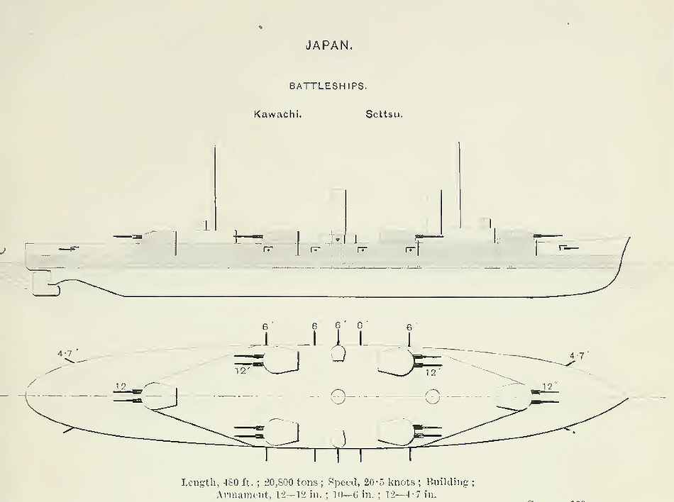 Plans of Settsu Class Battleships