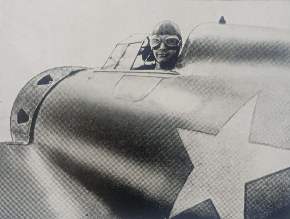 Pilot of Polikarpov I-16 