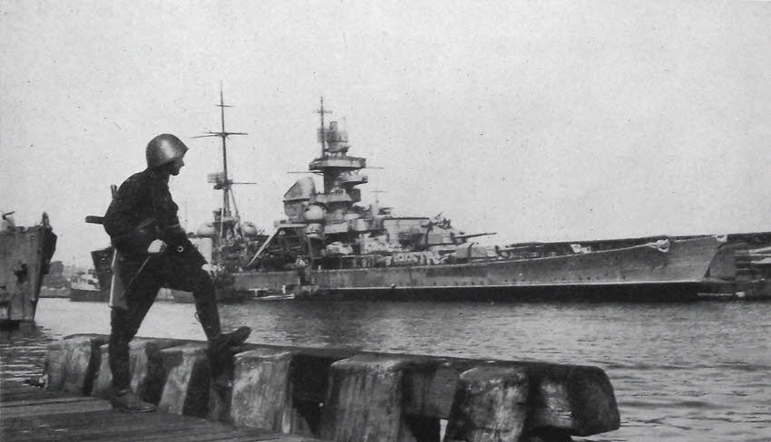 Prinz Eugen at Copenhagen, 1945 