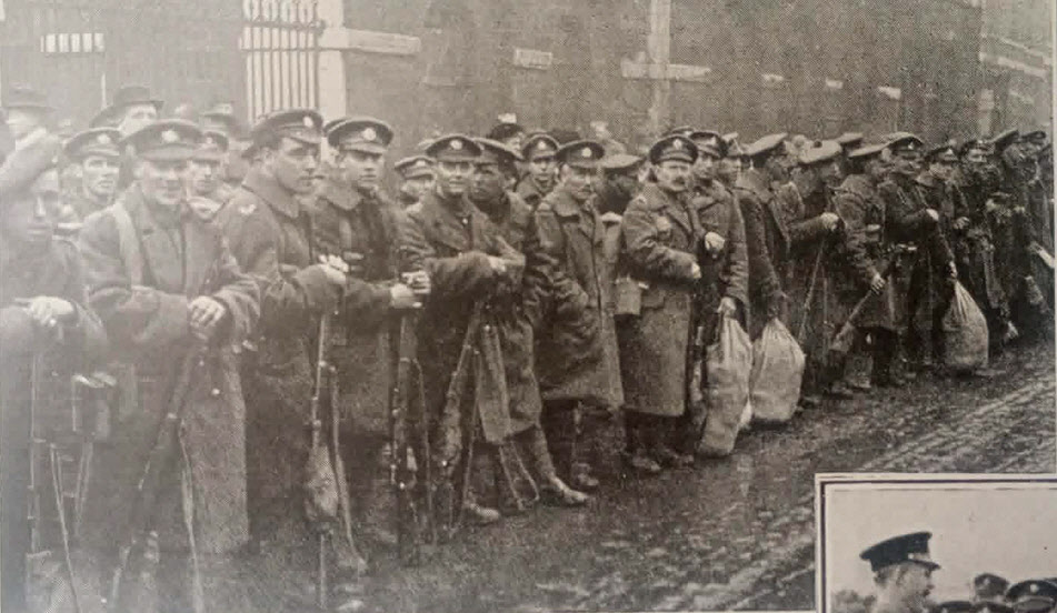 Salonika 'Leave Men' protest, Whitehall, 1919 