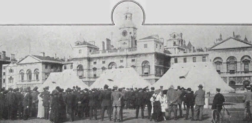 Recruiting at Horse Guards Parade, 1914 