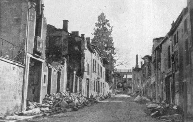 Rue Jeanne d'Arc, Verdun, 1916 