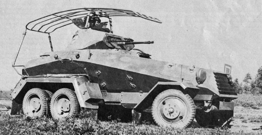 Schwere Panzerspahwagen Sd.Kfz. 232 (6-rad) from the right 