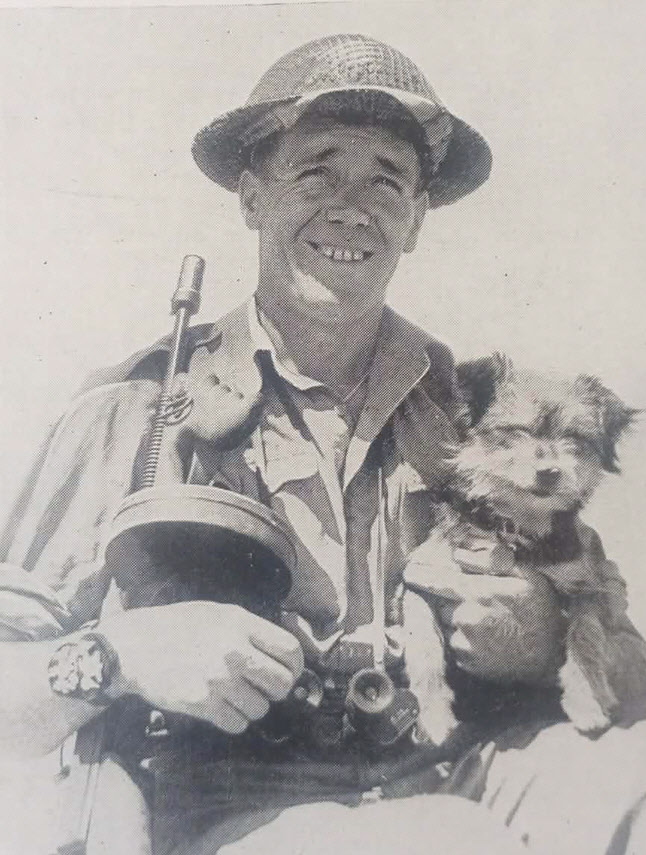 'Tiz', mascot of Royal Scots Greys, Syria, 1941