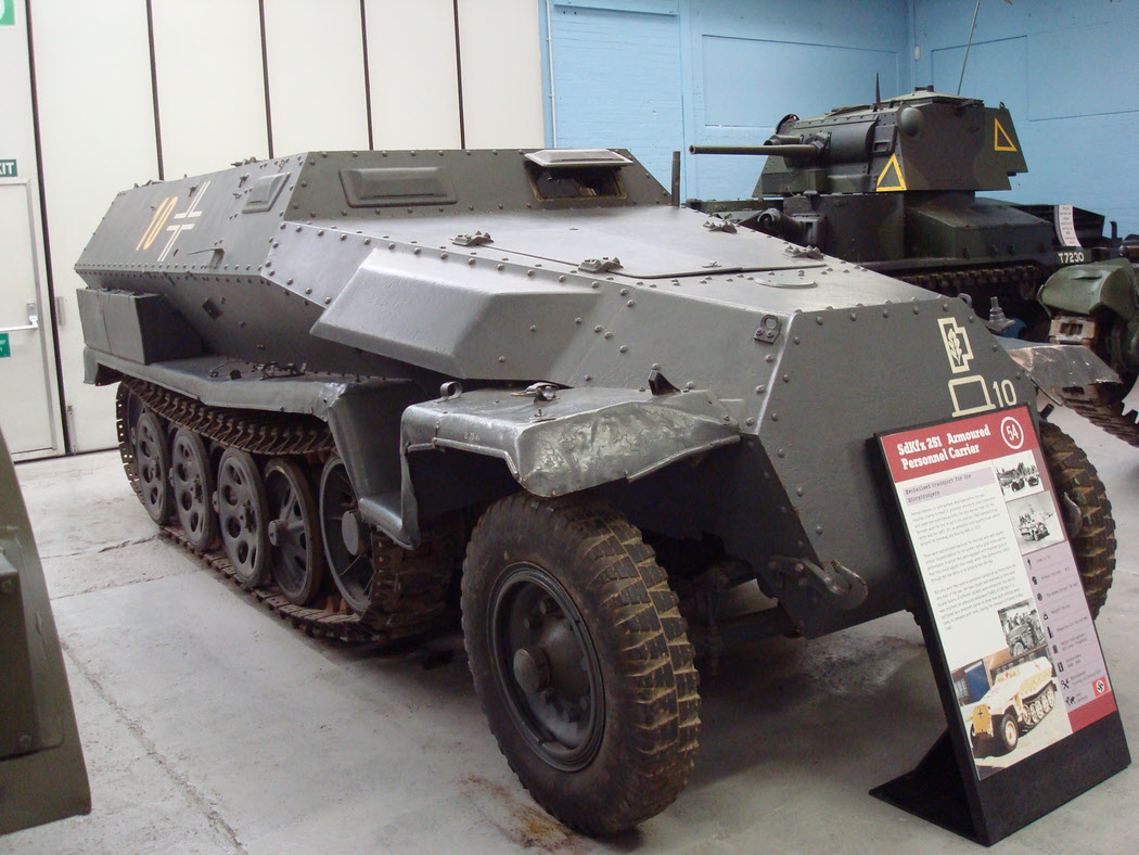 Sd.Kfz 251 Half Track from the front