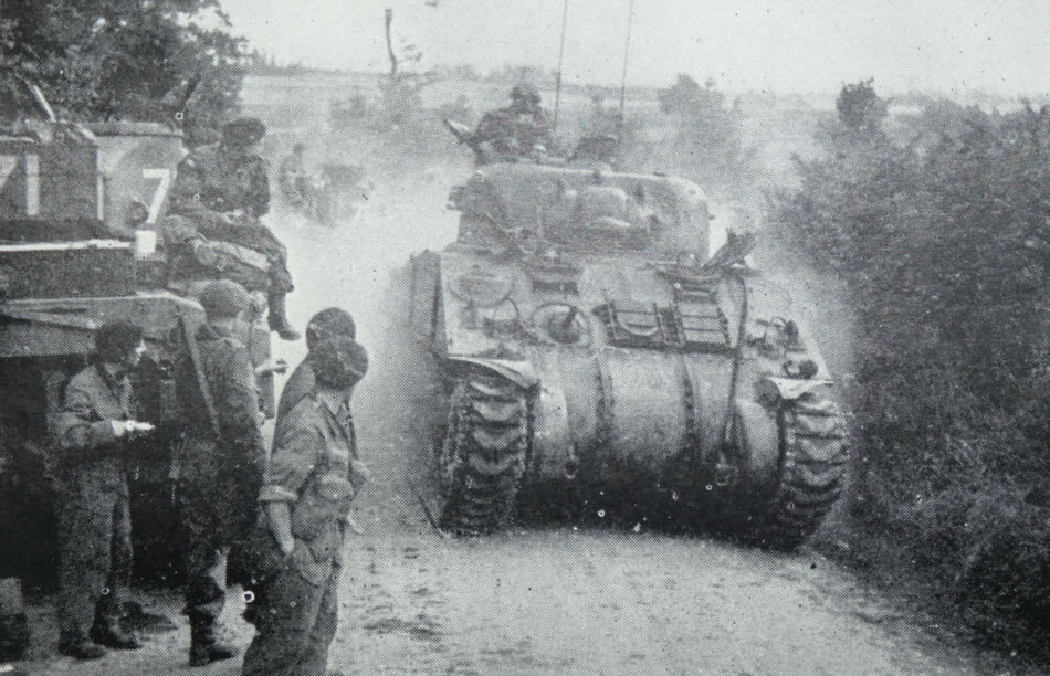 Sherman I near Labisey Wood, Caen 