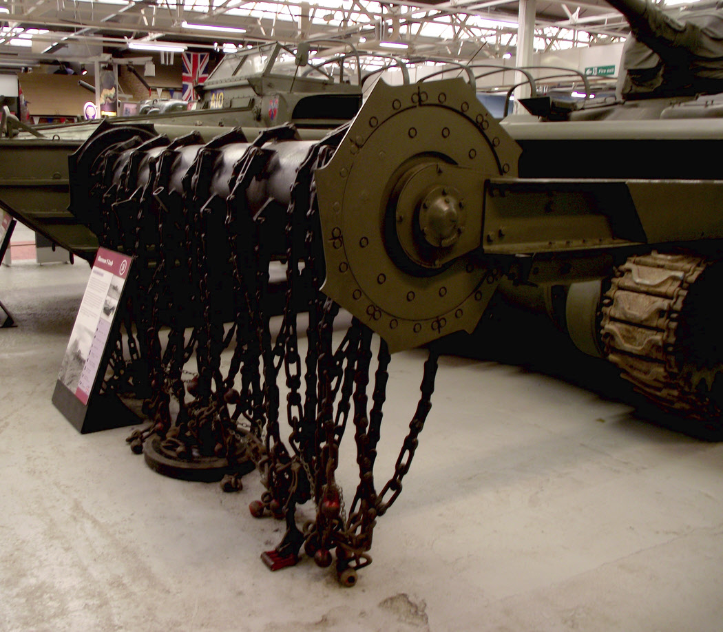 Flail on M4A4 Sherman Crab