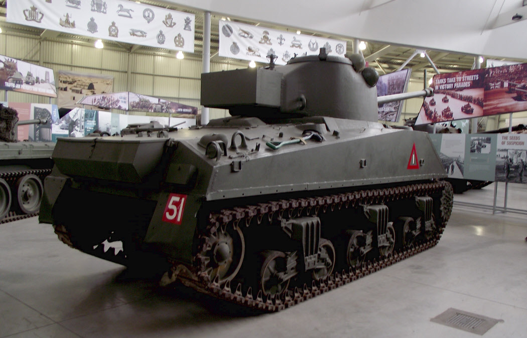 Sherman Firefly from the right-rear 