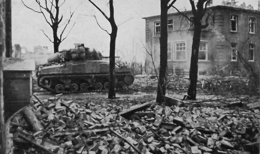 Sherman Hybrid I of Guards Brigade, Bocholt 