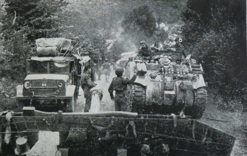 Sherman Kangaroo preparing to cross River Soulevre 