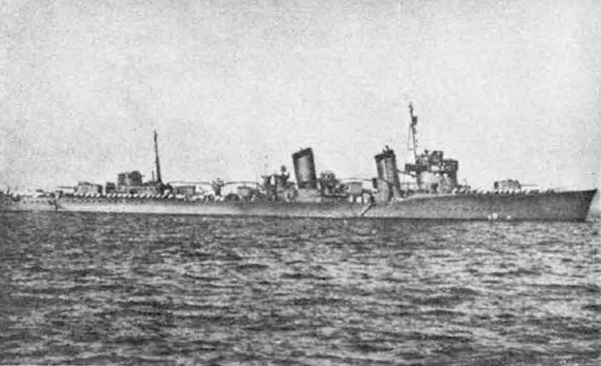 Shinonome Type Destroyers 