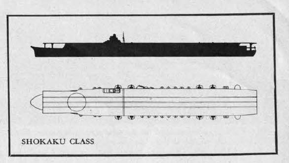 Plan of Shokaku class carrier 