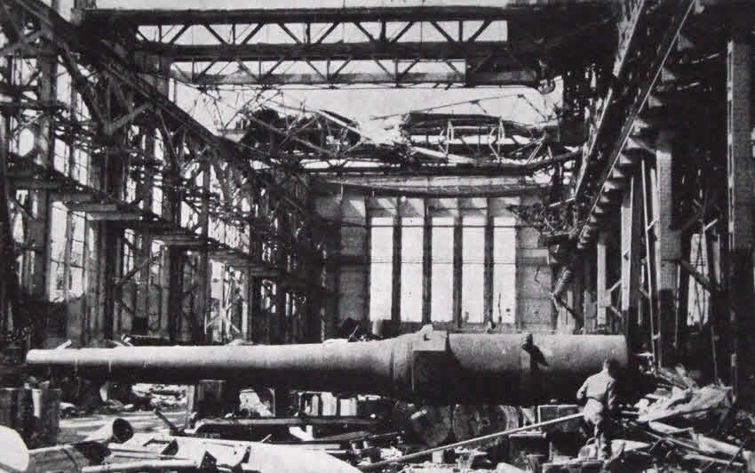 Incomplete Siege Gun at Krupps Works 