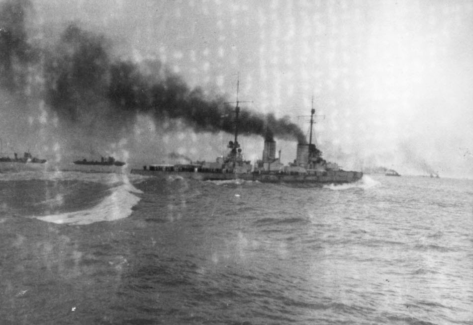 SMS Von der Tann mid war 