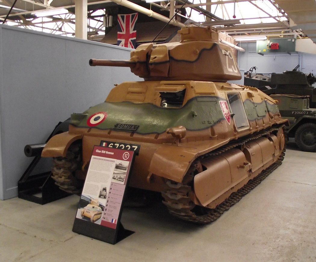 Somua S35 from the front