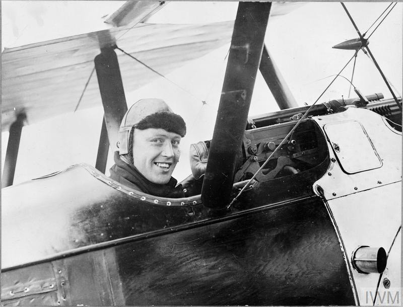 Raymond Collishaw in Sopwith F.1 Camel 