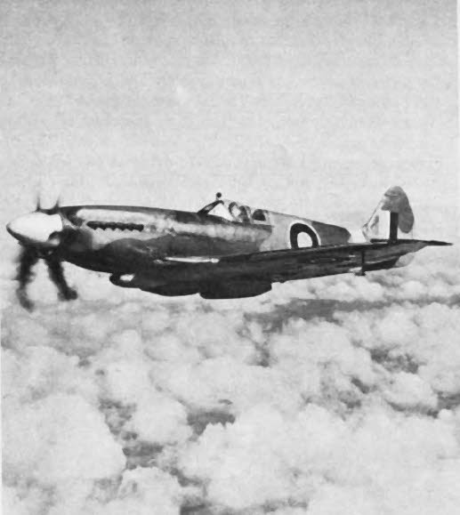 Supermarine Spitfire XIV from the left 