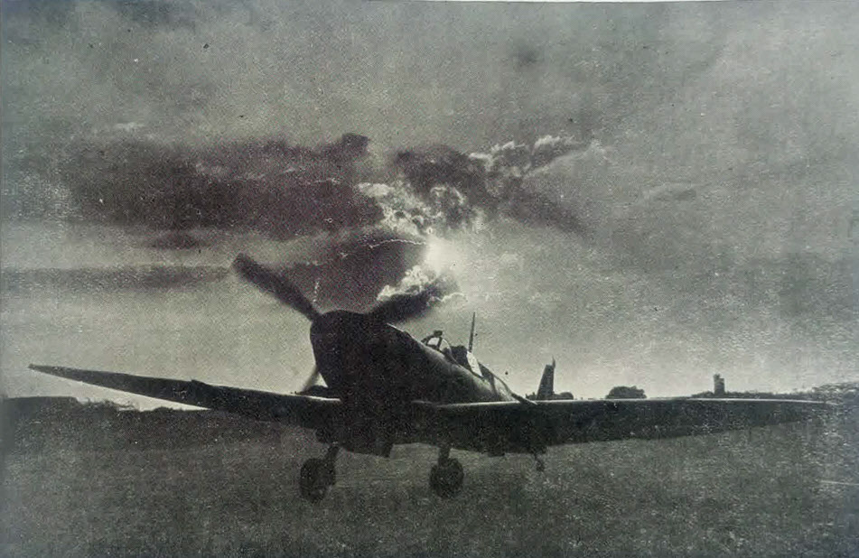 Spitfire Returning from raid on France 