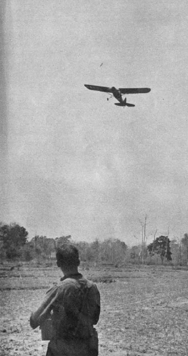 Stinson L-1 Vigilant from below 