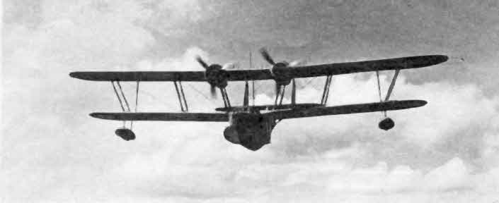 Supermarine Stranraer from the Front 