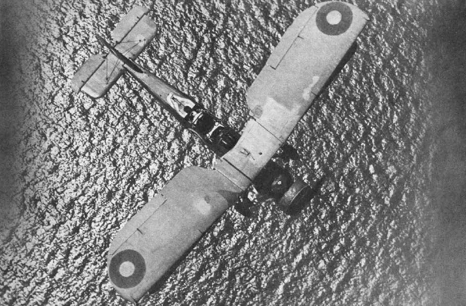 Fairey Swordfish from above 