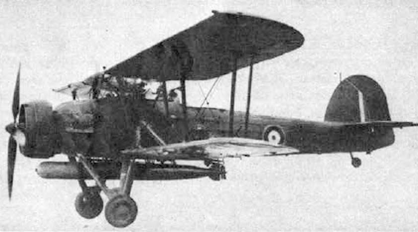 Side view of Fairey Swordfish 