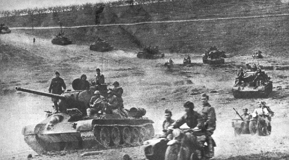 Passengers carried on T-34-84 