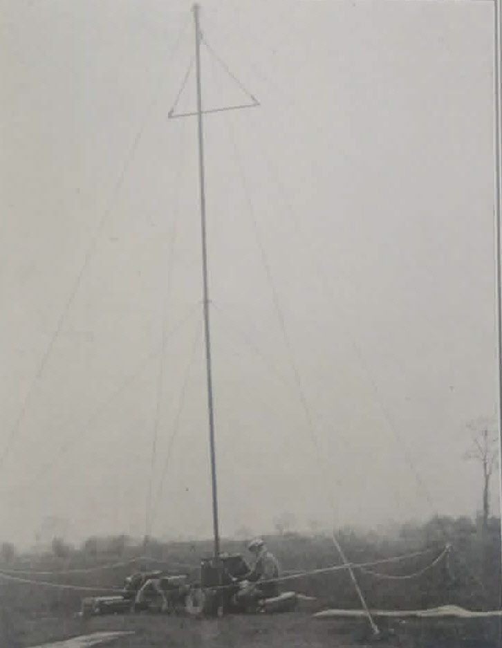 Testing Portable Wireless equipment at Somersham, c. 1913 