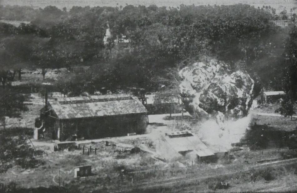 Thegon Pumping Station under attack 