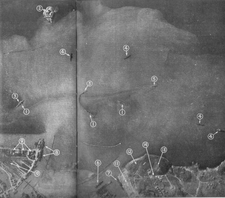 Trondheim Harbour under German Control 
