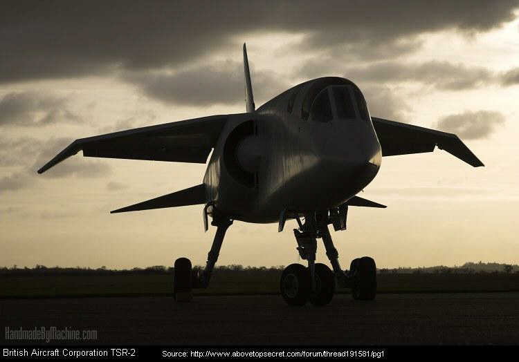 Front view of the TSR-2