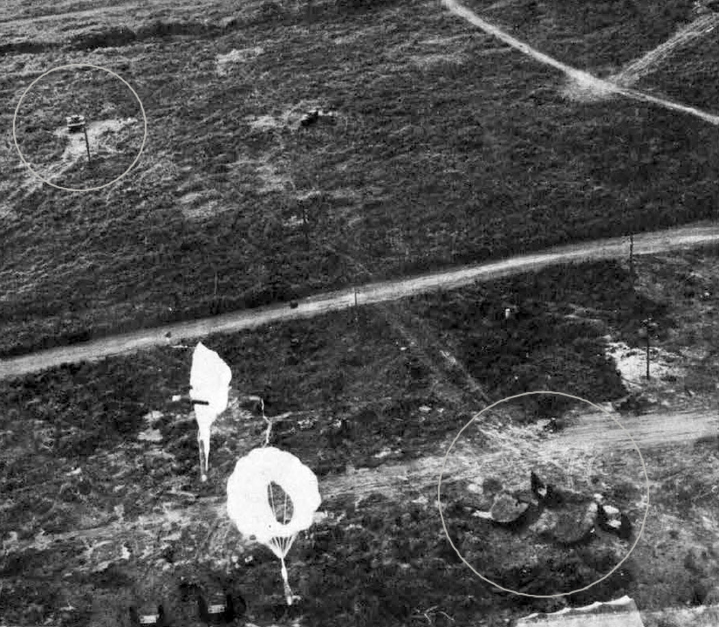 Type 2 Ka Mi amphibious tank in action 