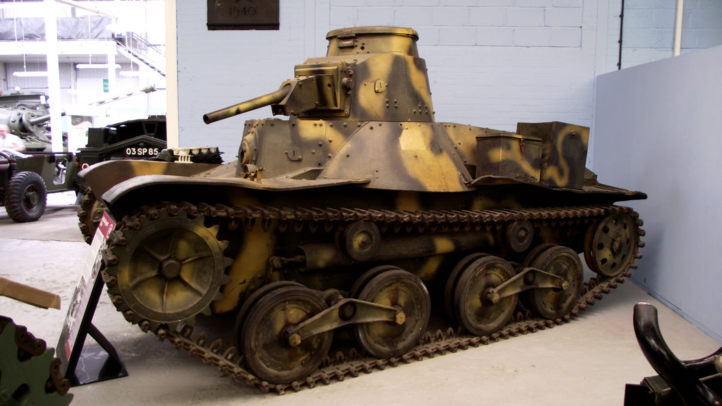 Type 95 Ha Go from the left 